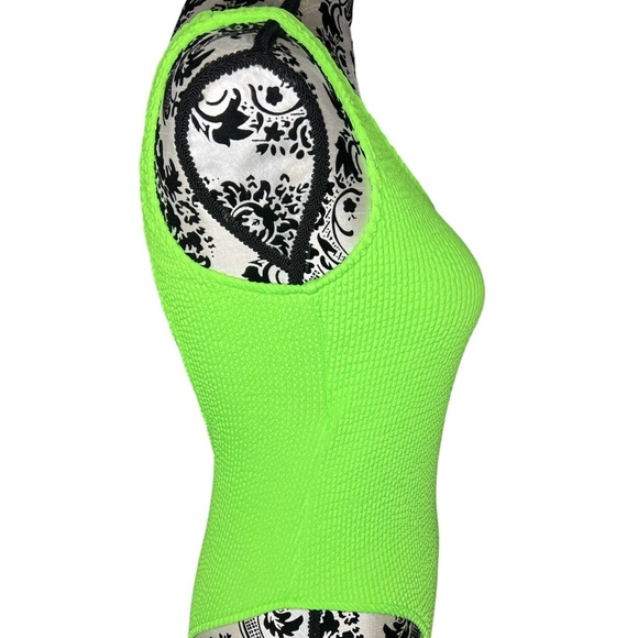 Neon Green Sexy Bathing Suit - Picture 5 of 12